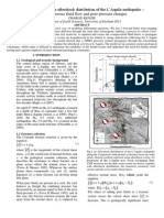 Investigations into the aftershock distribution of the L’Aquila earthquake – modelling porous fluid flow and pore pressure changes.