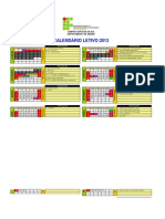 Calendário Letivo 2013