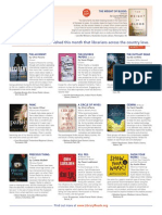 LibraryReads March 2014 Top Ten List