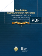 Recopilacion de Acuerdos Circulares y Memorandos Referidos A La Gestion Penal Por Audiencias