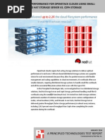 Distributed Storage Performance For OpenStack Clouds Using Small-File IO Workloads: Red Hat Storage Server vs. Ceph Storage