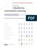 Business Models for Distributed Learning