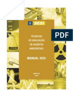 SESI - Tecnicas Avalição de Agentes Ambientais