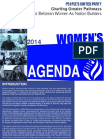 PUP Women's Agenda 2014