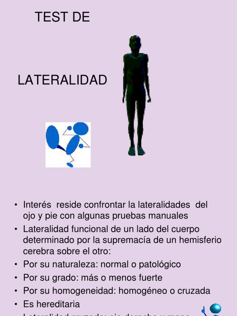 Evaluación de Lateralidad Cruzada | PDF | Ciencia y matemáticas
