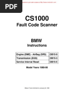 Download Bmw Dme Dde Diagnostic Fault Codes Cs1000 Manual by Alainbravopaez SN210832629 doc pdf