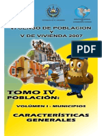 Tomo IV Vol.I Municipios Caracteristicas Generales