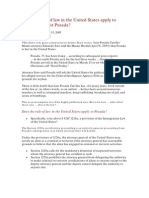 Alberto Gonzales Files - Does The Rule of Law in The United States Apply To Fugitive Terrorist Luis Posada