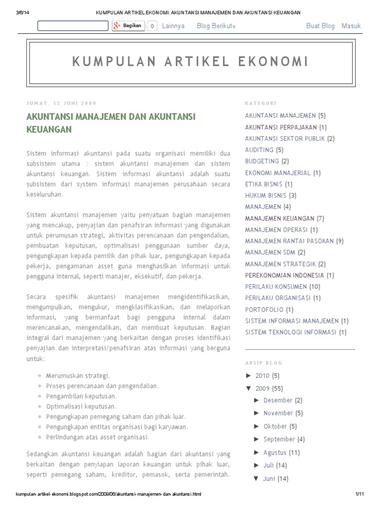 Artikel Akuntansi Manajemen Pdf
