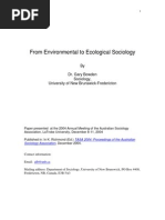 Download From Environmental to Ecological Sociology by Gary Bowden SN21085216 doc pdf
