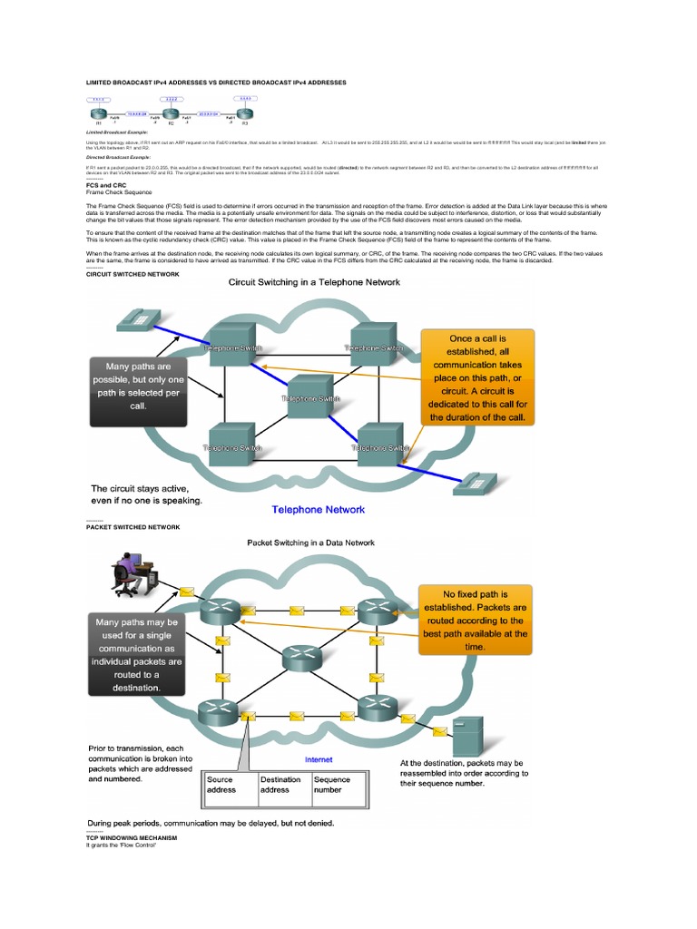 Cisco Network Fundamentals | PDF | Transmission Control Protocol ...