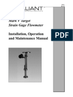 Mark V Target Strain Gage Flowmeter Installation, Operation and Maintenance Manual
