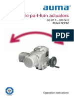 Electric Part-Turn Actuators: SG 03.3 - SG 04.3 Auma Norm