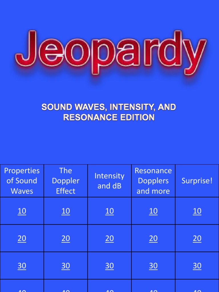 sound jeopardy Sound Ultrasound Free 30day Trial Scribd