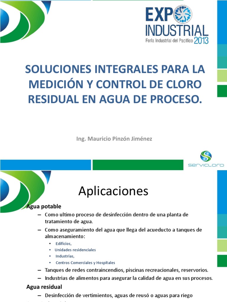 SolucionesIntegralesparalamediciónycontroldeclororesidualen