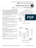 Technical Data Sheet Pergolas and Carports