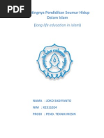 Download Pentingnya Pendidikan Seumur Hidup Dalam Islam by Joko Sadiyanto SN210871560 doc pdf