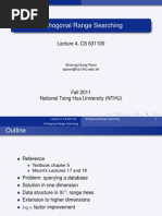 Lecture04 Range Searching