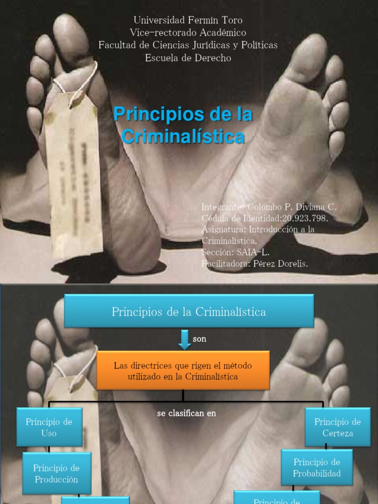 Principios Fundamentales de Criminalística | PDF | Certeza | Delito