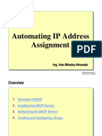 Automating IP Address Assignment: Ing. Iván Méndez Alvarado