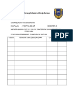 Borang Kolaborasi Kerja Kursus