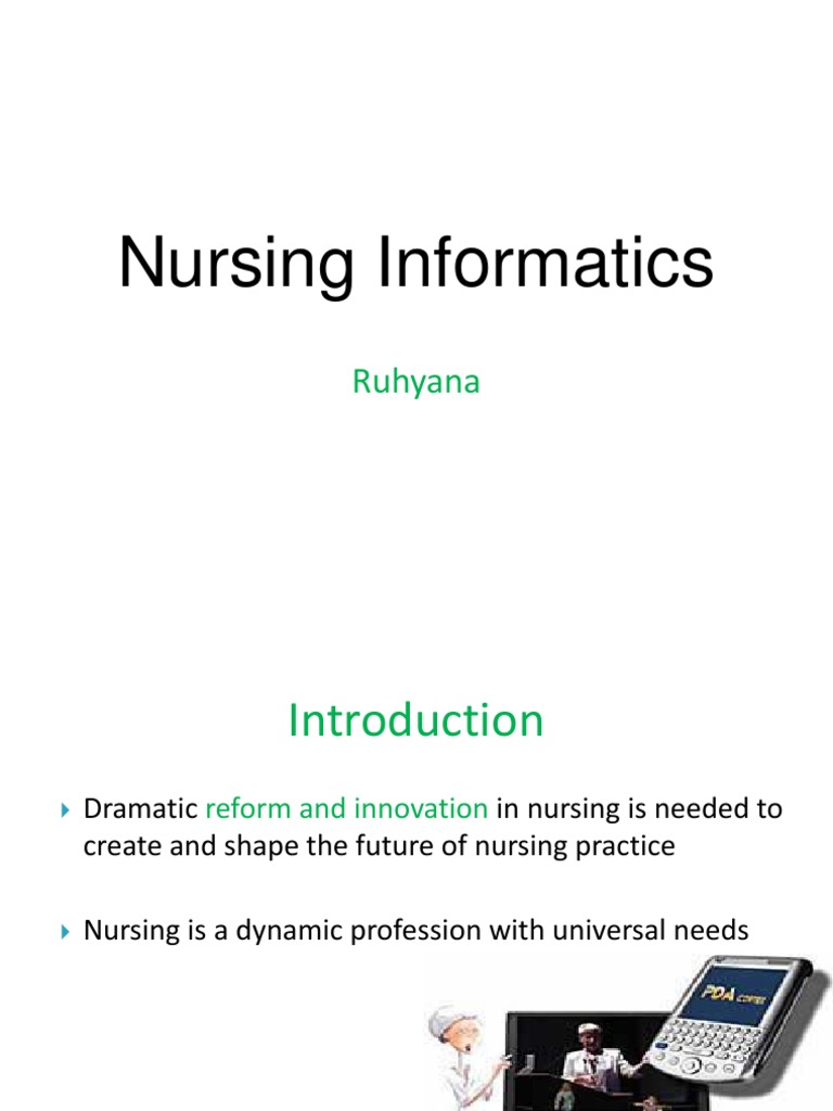 Nursing Informatics: Enhancing Care Quality | PDF | Business