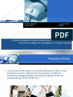 final draft a factorial analysis of online learner success rates 1