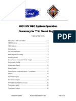 OEM Ford 7.3 Litre Diesel OBD II Diagnostics