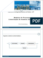 Controle de processos linearização