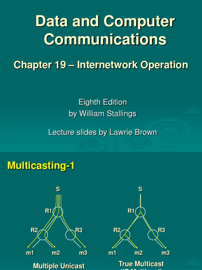 Internetwork Operation and Multicasting | PDF | Routing | Computer Network