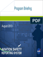 ASRS Program Briefing 2012 