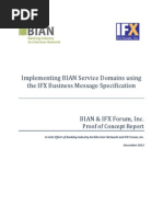 BIAN IFX Proof of Concept Final Report