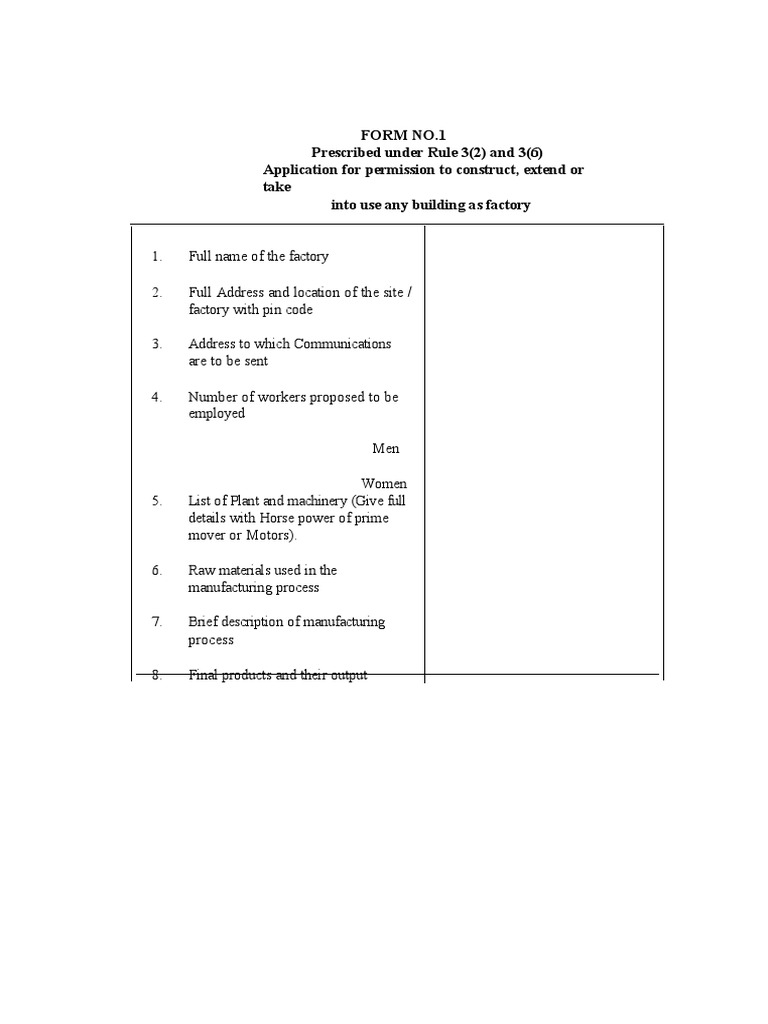 Factory Construction Application | PDF | Science & Mathematics ...