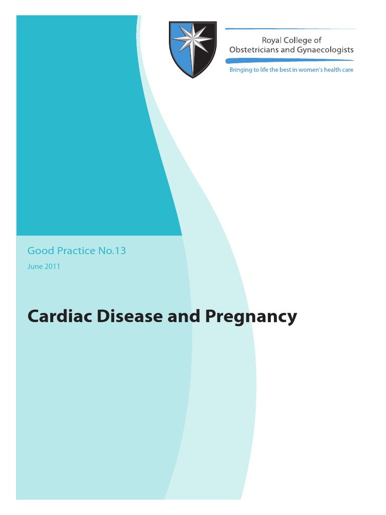 Cardiac Disease and Pregnancy RCOG Guideline Combined Oral Contraceptive Pill Birth Control