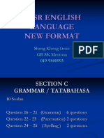 Upsr English Language New Format: Sheng Kheng Guan GB SK Mentuan 019-9800993