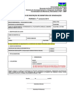 Formulario Inscricao Monitoria