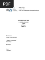 Fichamento_livro_a Arte Da Pesquisa