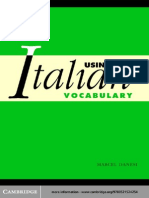 48600364 Using Italian Vocabulary