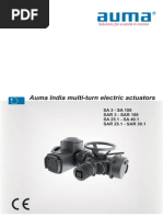 Actuator Catalogue For Auma