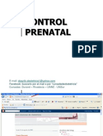 0 Control Prenatal