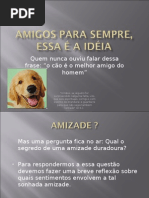 AMIGOS PARA SEMPRE, ESSA É A IDÉIA