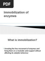 Immobilization of Enzymes