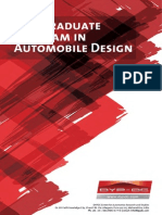 Pg Program in Automobile Design
