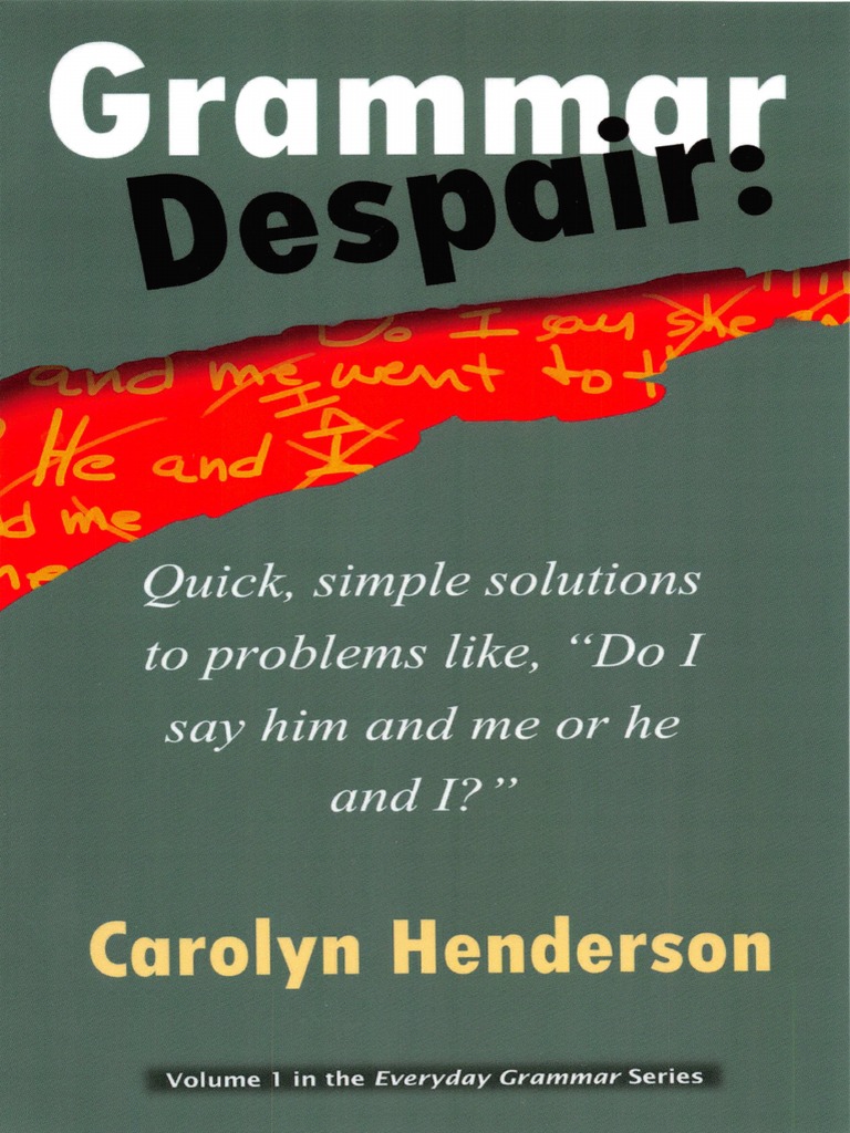 Grammar Despair | PDF | English Language | Sentence (Linguistics)