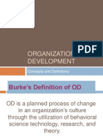 Organization Development: Concepts and Definitions