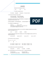VITEEE 2014 Chemistry- Sample Papers