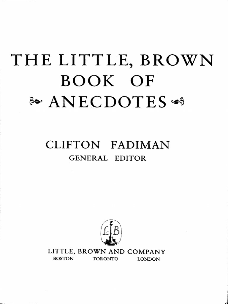 The Little, Brown Book of Anecdotestes PDF Horatio Nelson, 1st Viscount Nelson Napoleon