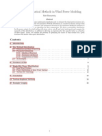 Mathematical Methods in Wind Power Modeling