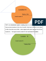 Set up two readers to track tagged objects between areas