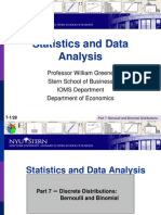 Statistics 7 Binomial&PoissonDistributions